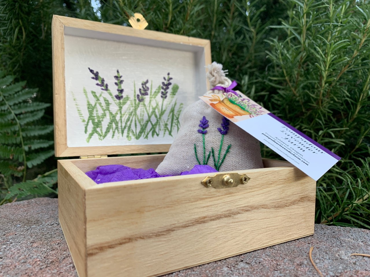 Custom Hand Painted Gift Box